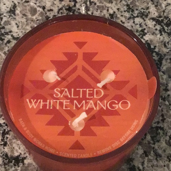 🥭 Rare bbw salted white mango candle
